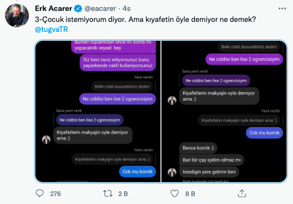 Erk Acarer yayınladı: TÜGVA yöneticisinin taciz mesajları ortaya çıktı! - Sayfa 11