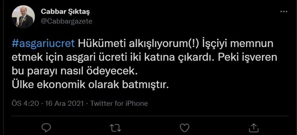 Asgari ücret açıklandı, sosyal medya yıkıldı! Özgür Demirtaş Kemal Sunal tweetleri olay oldu - Sayfa 28