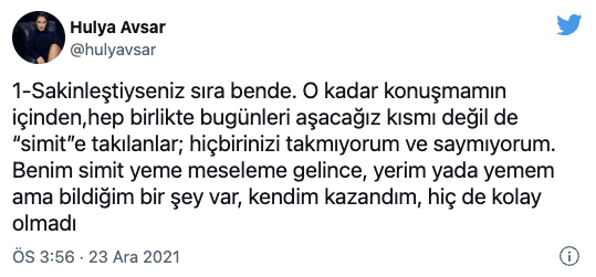 Hülya Avşar 'simit' açıklamasından sonra sessizliğini bozdu! "Sakinleştiyseniz sıra bende..." - Sayfa 11