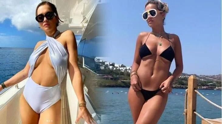 Rita Ora güneş banyosu yaptı! Işıltılı bikinisiyle çimlere uzandı - Sayfa 26