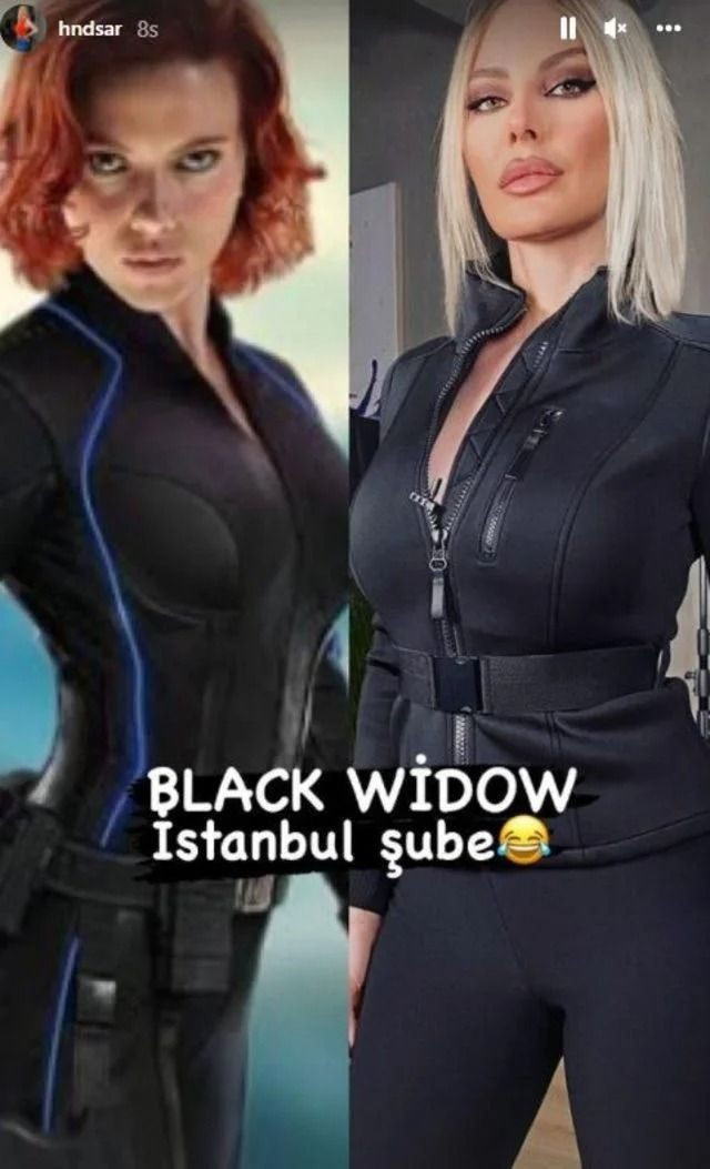 Hande Sarıoğlu'nun Black Widow tarzı sosyal medyada olay oldu! Scarlett Johansson'a özendi - Sayfa 7