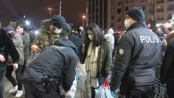 Taksim'de yılbaşı yoğunluğu dikkat çekti! Atlı polisler tek tek aradı: Galata büyüledi - Sayfa 7