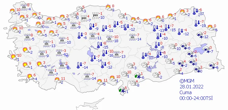 Kar erimeden geri geliyor! Tarih verildi - Sayfa 10