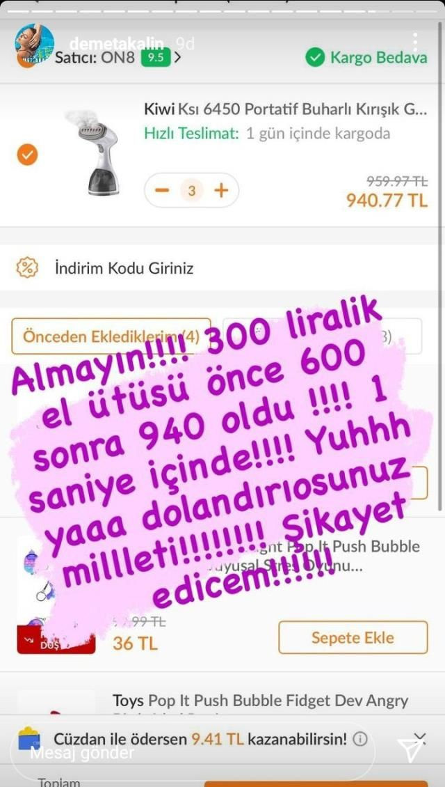 Demet Akalın'ın online alışverişle imtihanı! Yaptığı hata alay konusu oldu - Sayfa 8