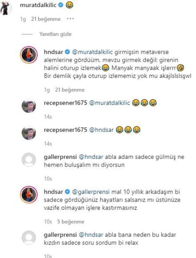 Takipçisinin yorumu Hande Sarıoğlu'nu çıldırttı! Küplere bindi, hakaret etti - Sayfa 16