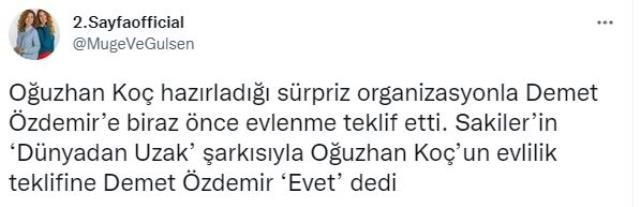 Oğuzhan Koç'tan Demet Özdemir'e sürpriz evlenme teklifi! - Sayfa 3