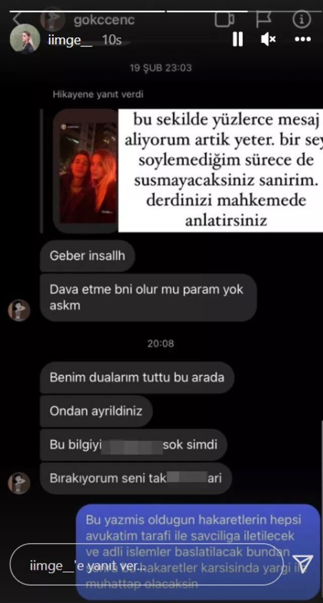 Ebrar Karakurt'un eski sevgilisi İmge'ye hakaret dolu mesaj! İfşa etti - Sayfa 5