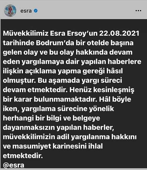 Hakkında yakalama kararı çıkarılan Esra Ersoy'dan ilk açıklama! - Sayfa 11