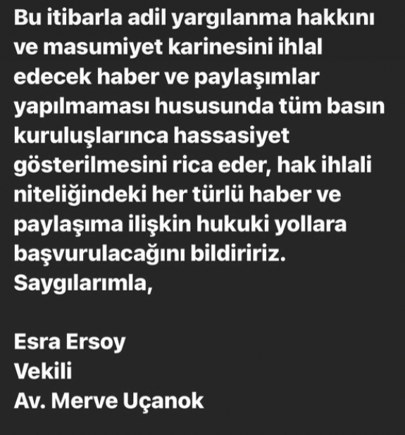 Hakkında yakalama kararı çıkarılan Esra Ersoy'dan ilk açıklama! - Sayfa 13