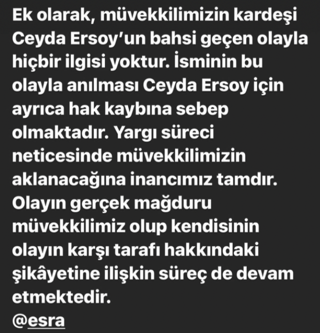 Hakkında yakalama kararı çıkarılan Esra Ersoy'dan ilk açıklama! - Sayfa 12