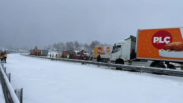 TEM Otoyolu'nda korkunç kaza! 14 TIR, 8 otomobil ve 3 otobüs birbirine girdi - Sayfa 2