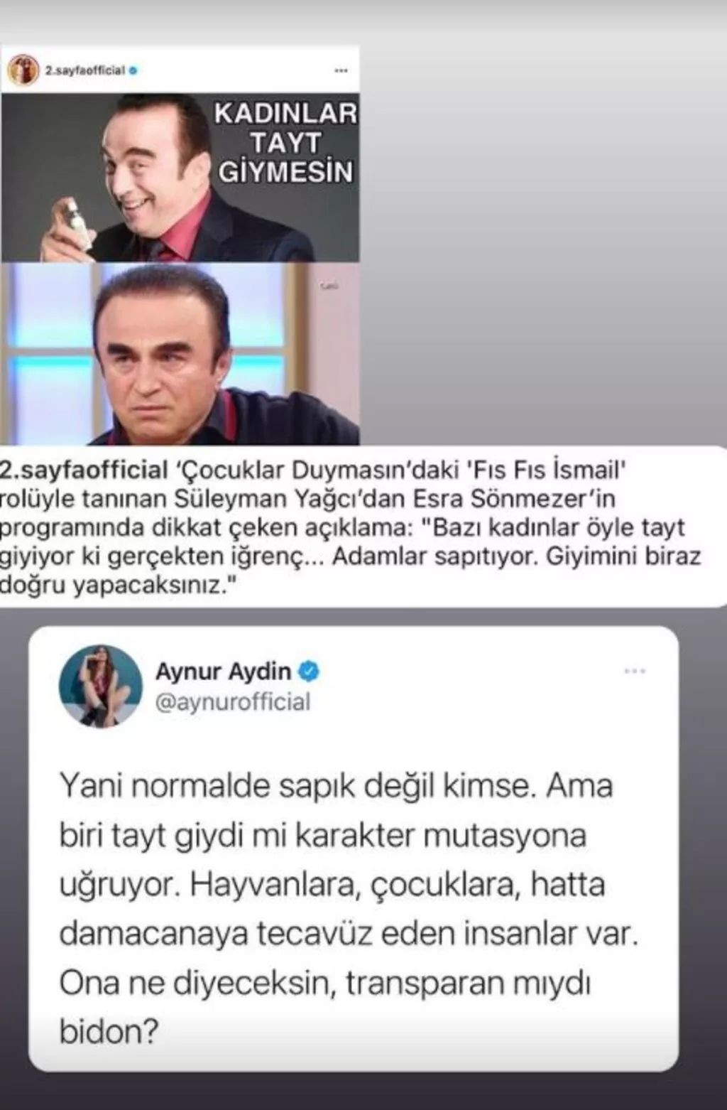 'Fıs Fıs İsmail' Süleyman Yağcı'nın tayt yorumu Aynur Aydın'ı kızdırdı - Sayfa 4