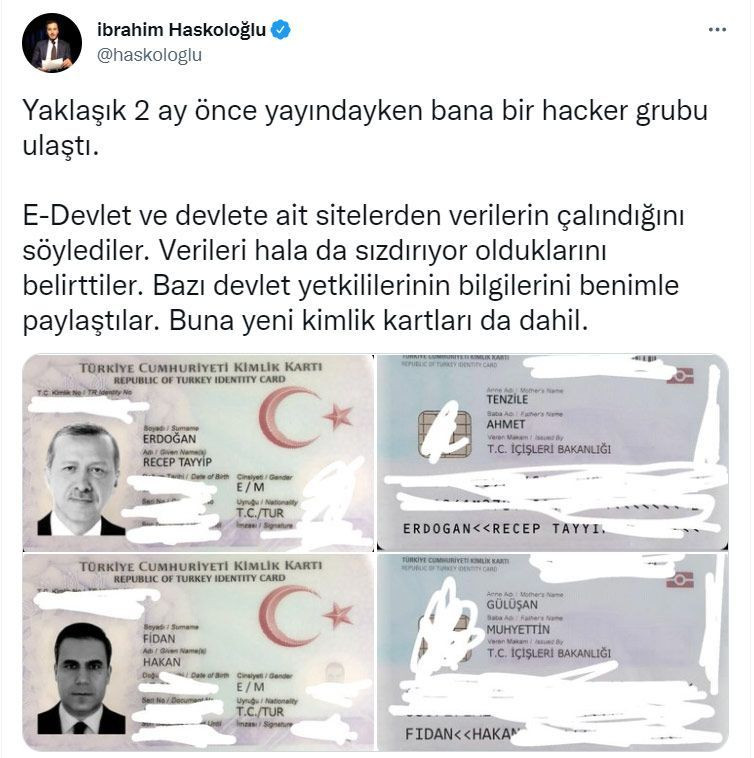 'e-Devlet verileri sızdırıldı' iddiasına açıklama! - Sayfa 3