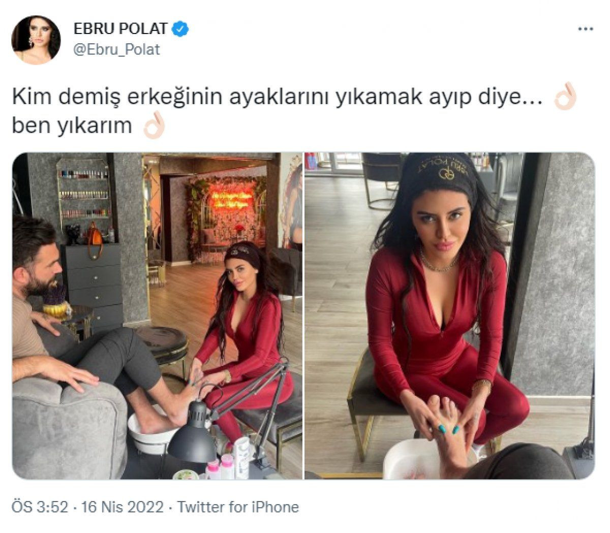 Ebru Polat'tan olay video! Sevgilisinin ayaklarını yıkadığı anı paylaştı! - Sayfa 8