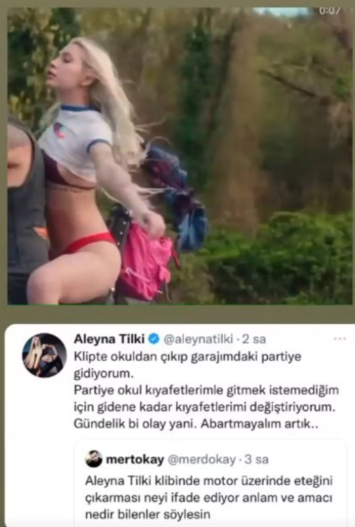 Aleyna Tilki motor üstünde soyunmasını eleştirenlere yanıt verdi! "Abartmayalım" - Sayfa 3