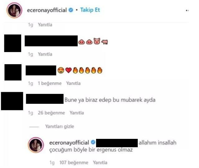 Ece Ronay dekolteli hamilelik pozuna gelen yoruma sert çıktı: "Allah'ım inşallah çocuğum böyle..." - Sayfa 7