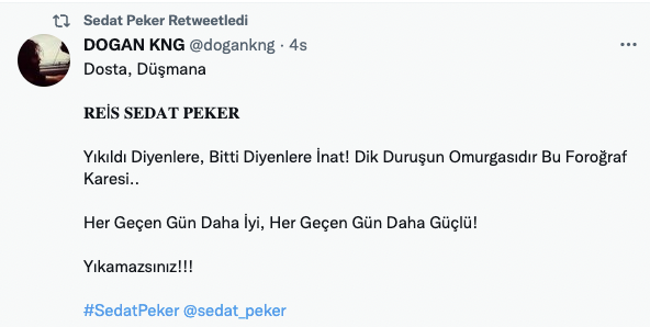 BAE sosyal medya kısıtlaması getirmişti: Sedat Peker'den aylar sonra ilk fotoğraf! - Sayfa 7