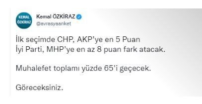 Çılgın tahmin: Ünlü anketçi muhalefetin toplam oy oranını açıkladı! - Sayfa 8