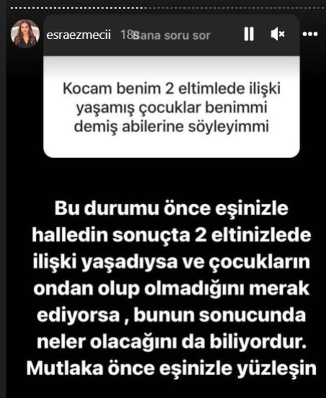 Psikolog Esra Ezmeci'ye akıllara durgunluk veren soru! "Kocam iki eltimle..." - Sayfa 62