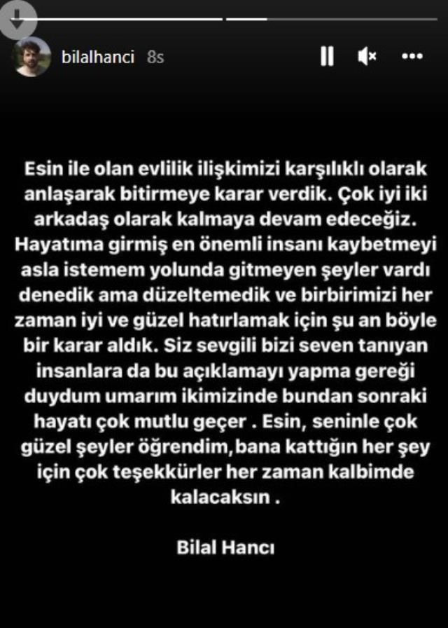 Fenomen Bilal Hancı ve Esin Çepni çiftinden flaş karar! Evleneli henüz 1 sene olmuştu... - Sayfa 3