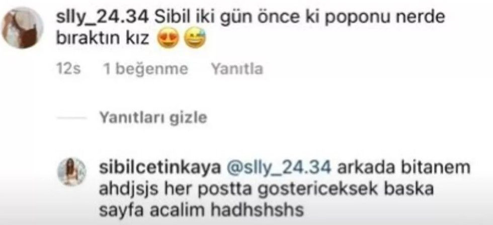 Sibil Çetinkaya takipçisine verdiği yanıtla şaşırttı! "İki gün önceki popo nerede?" - Sayfa 6