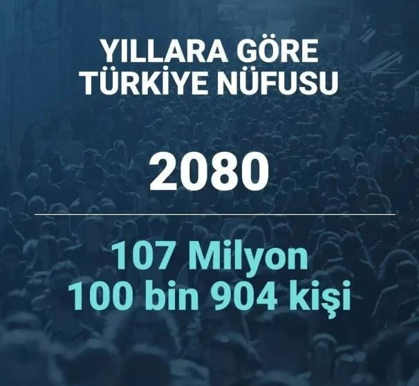 2080 yılında Türkiye’nin nüfusu ne kadar olacak? Şaşırtan istatistik… - Sayfa 59