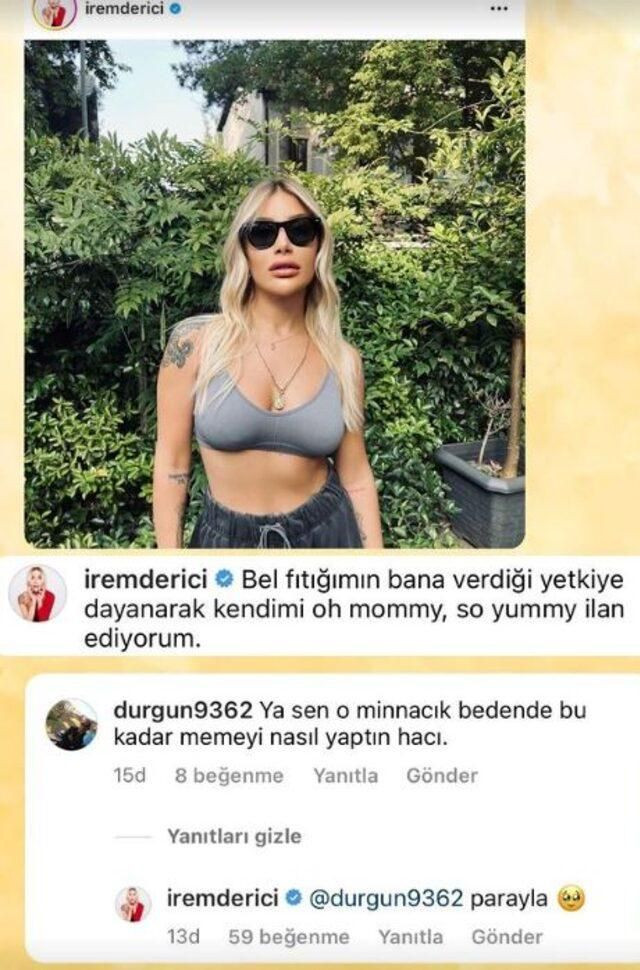 İrem Derici’den sütyenli pozundaki yoruma olay cevap! ‘O minnacık bedende bu kadar meme…’ - Sayfa 9