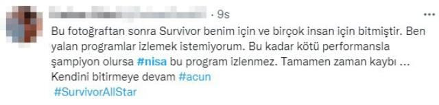 Survivor All Star şampiyonu Nisa, linç ediliyor! Yapılan yorumlar olay çıkarttı - Sayfa 6