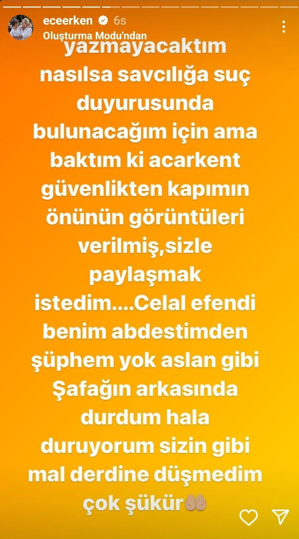 Ece Erken o isim tarafından tehdit edildiğini açıkladı! Aldığı mesajları tek tek ifşa etti… - Sayfa 23