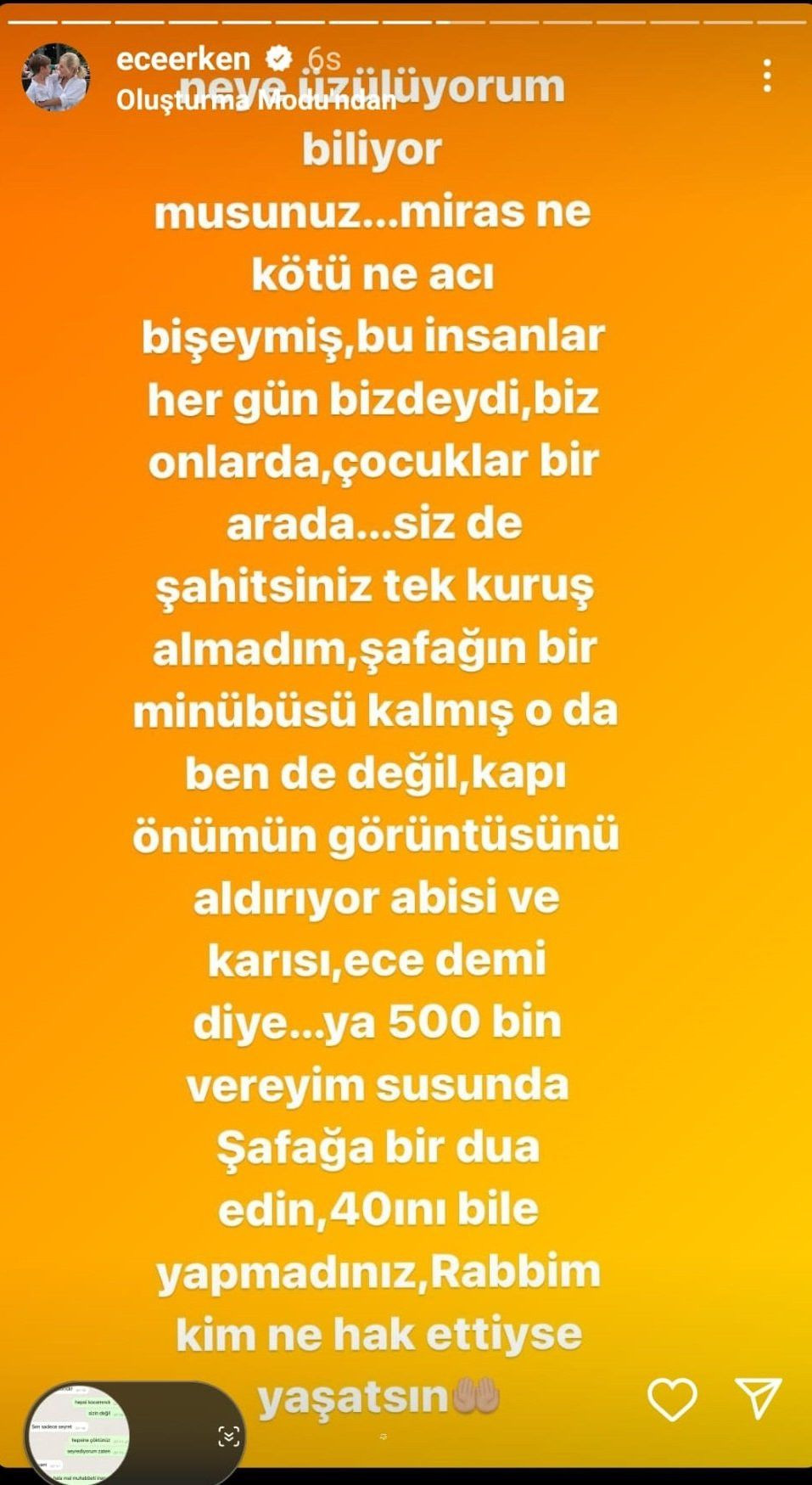 Ece Erken o isim tarafından tehdit edildiğini açıkladı! Aldığı mesajları tek tek ifşa etti… - Sayfa 24