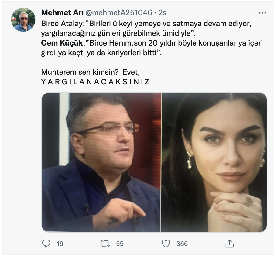 Birce Akalay’ı hedef alan Cem Küçük’e tepki yağıyor: “Sen hangi ülkeye kaçacaksın bakalım?” - Sayfa 10