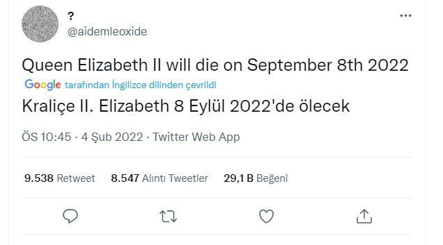 Kraliçe Elizabeth’in öleceğini bilen ‘kahinden’ yeni paylaşım! Tarih verdi: ‘Alevler içinde kalacak’ - Sayfa 7