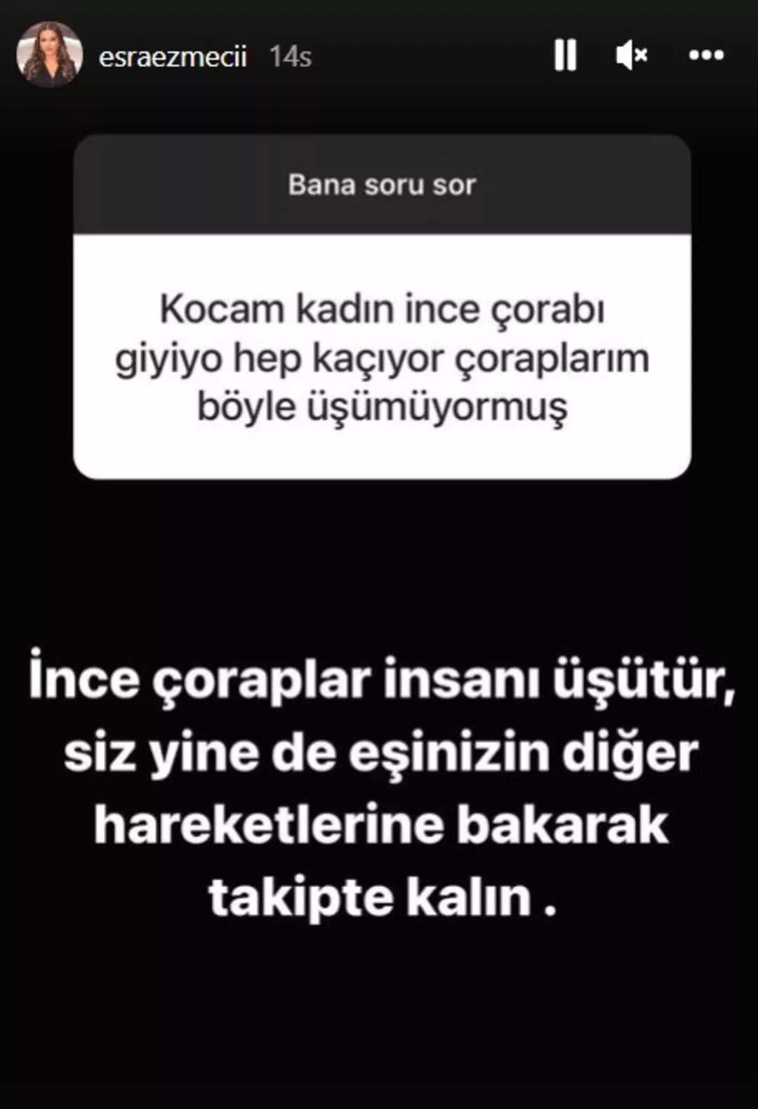 Esra Ezmeci'ye gelen yatak sorusu şaşkına çevirdi! "Kocam cinsellik sırasında..." - Sayfa 15