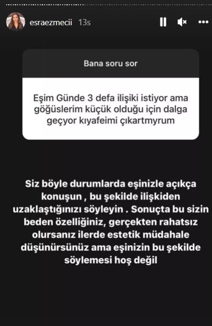 Esra Ezmeci'ye gelen yatak sorusu şaşkına çevirdi! "Kocam cinsellik sırasında..." - Sayfa 5