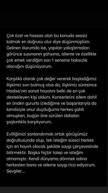 4 aylık eşine boşanma davası açmıştı... Mehmet Dinçerler'den Hadise'ye 'psikolojik baskı' cevabı - Sayfa 6