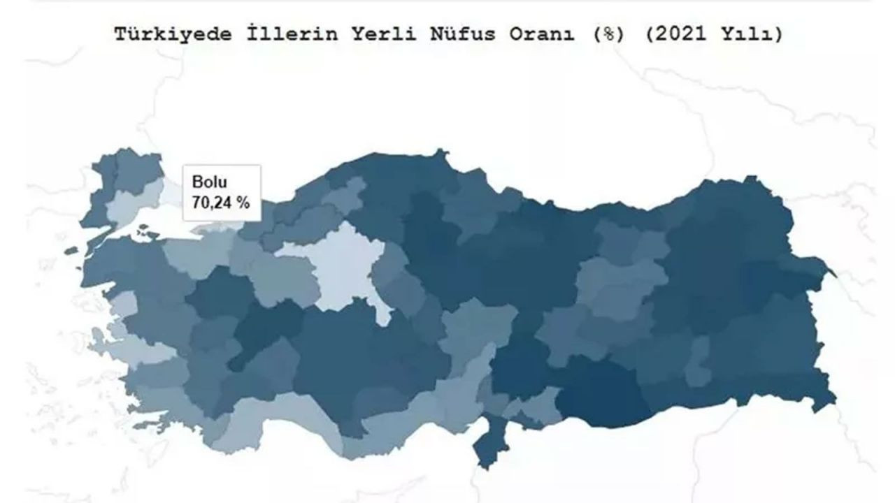 Türkiye’de hangi il ne kadar yerli? TÜİK açıkladı! İşte ‘en yerli’ şehir… - Sayfa 100