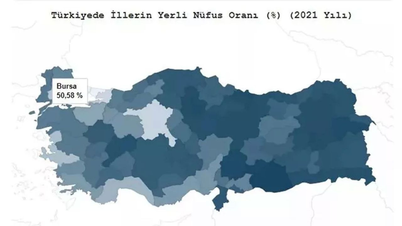 Türkiye’de hangi il ne kadar yerli? TÜİK açıkladı! İşte ‘en yerli’ şehir… - Sayfa 102