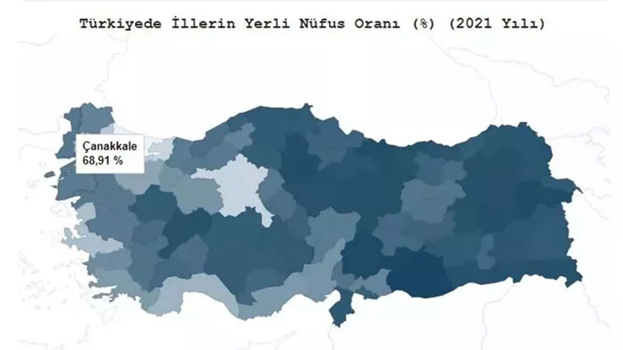 Türkiye’de hangi il ne kadar yerli? TÜİK açıkladı! İşte ‘en yerli’ şehir… - Sayfa 103