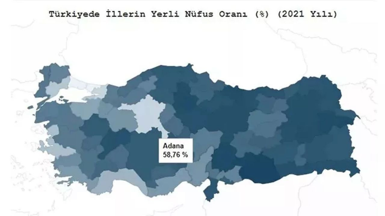 Türkiye’de hangi il ne kadar yerli? TÜİK açıkladı! İşte ‘en yerli’ şehir… - Sayfa 83