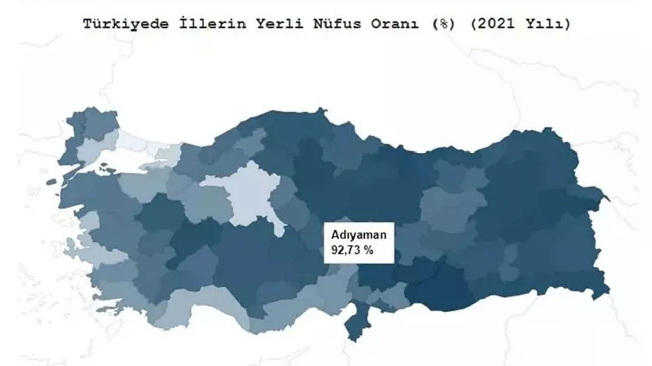 Türkiye’de hangi il ne kadar yerli? TÜİK açıkladı! İşte ‘en yerli’ şehir… - Sayfa 84