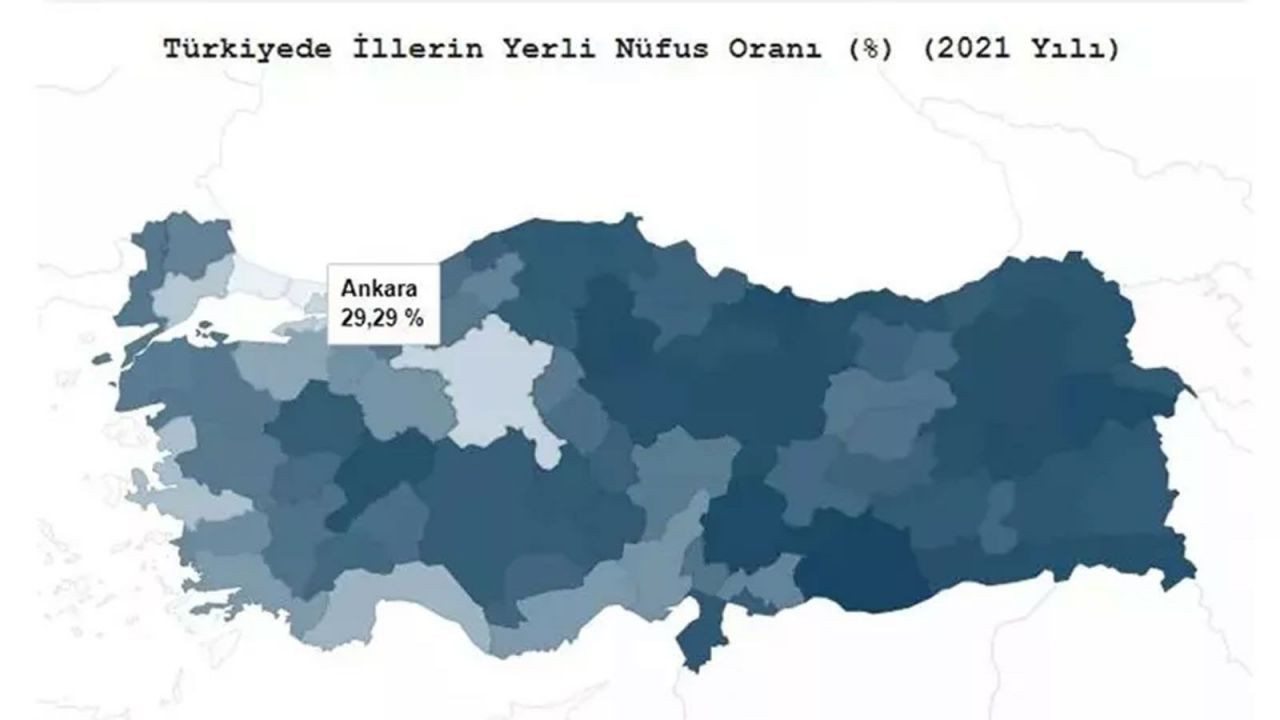 Türkiye’de hangi il ne kadar yerli? TÜİK açıkladı! İşte ‘en yerli’ şehir… - Sayfa 89