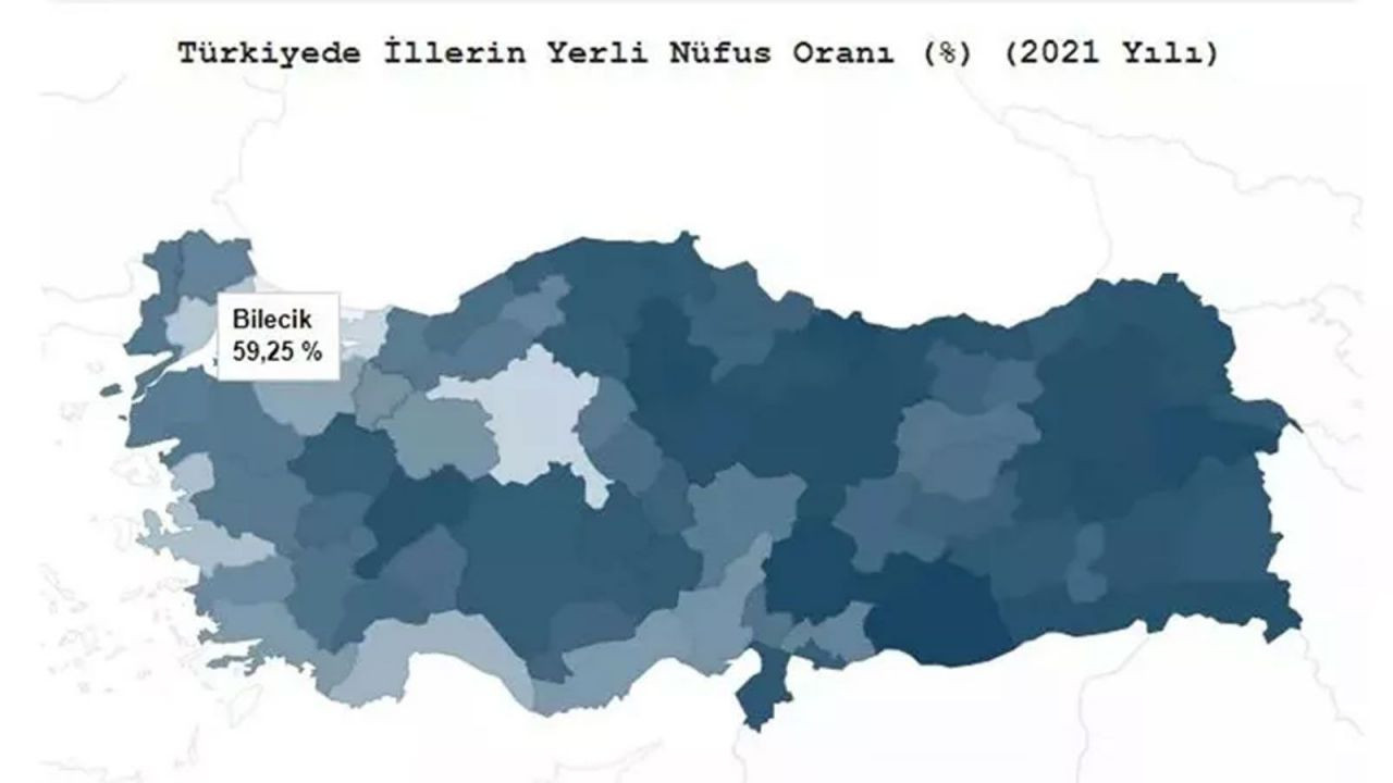 Türkiye’de hangi il ne kadar yerli? TÜİK açıkladı! İşte ‘en yerli’ şehir… - Sayfa 97