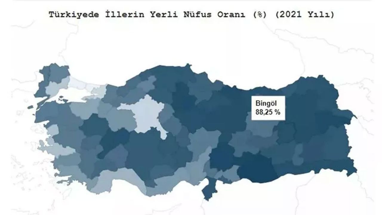 Türkiye’de hangi il ne kadar yerli? TÜİK açıkladı! İşte ‘en yerli’ şehir… - Sayfa 98