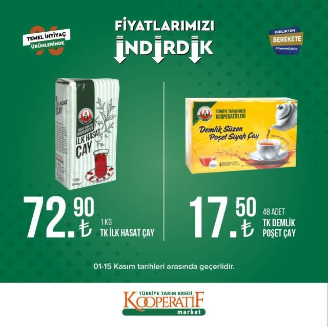 Tarım Kredi marketlerinde yeni indirim kampanyası! İşte fiyatı düşen ürünler - Sayfa 21