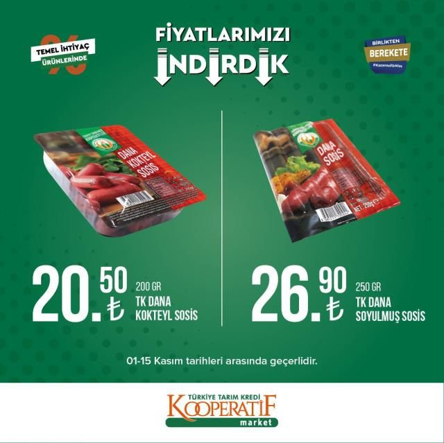 Tarım Kredi marketlerinde yeni indirim kampanyası! İşte fiyatı düşen ürünler - Sayfa 18