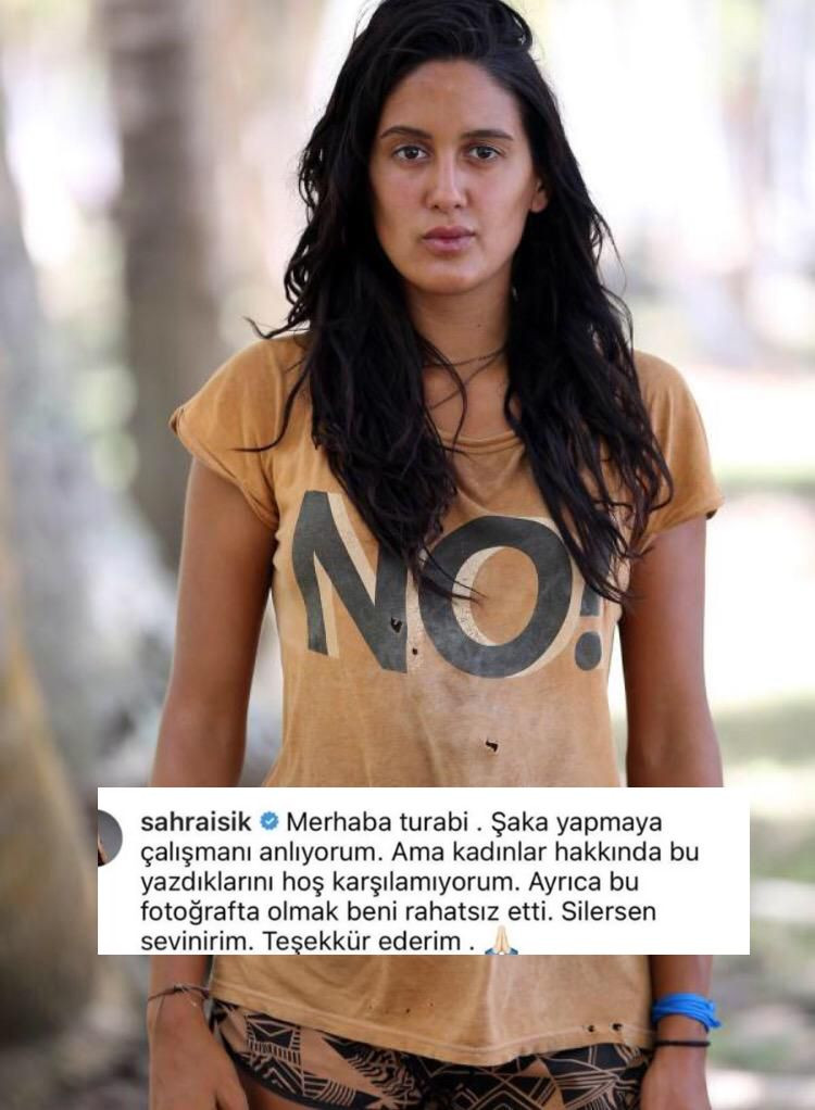 Survivor Turabi'nin tepki çeken paylaşımına Sahra Işık sert çıktı! "Yazdıklarını hoş karşılamıyorum" - Sayfa 6