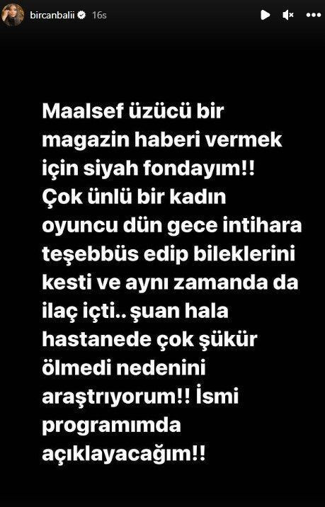 Bircan Bali’den ünlü oyuncu ile ilgili bomba iddia! İntihar mı etti? - Sayfa 3