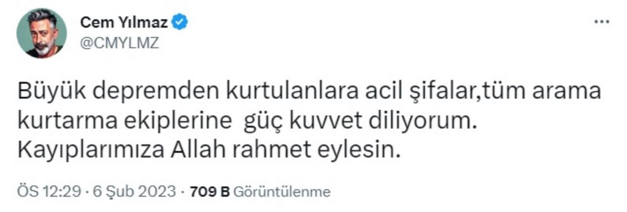 Türkiye'yi sarsan deprem sonrası ünlüler tek yürek oldu! Destek mesajları art arda geldi - Sayfa 11