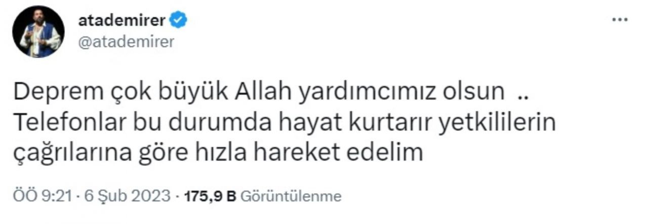 Türkiye'yi sarsan deprem sonrası ünlüler tek yürek oldu! Destek mesajları art arda geldi - Sayfa 8