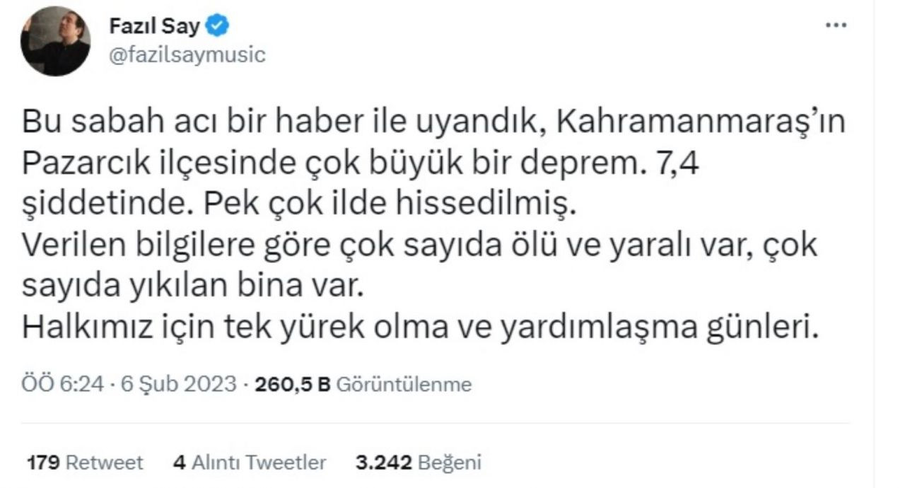 Türkiye'yi sarsan deprem sonrası ünlüler tek yürek oldu! Destek mesajları art arda geldi - Sayfa 3